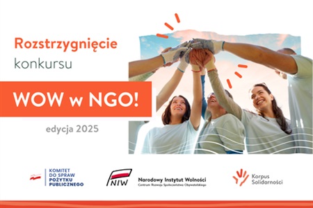 Rozstrzygnięcie konkursu WOW w NGO edycja 2025