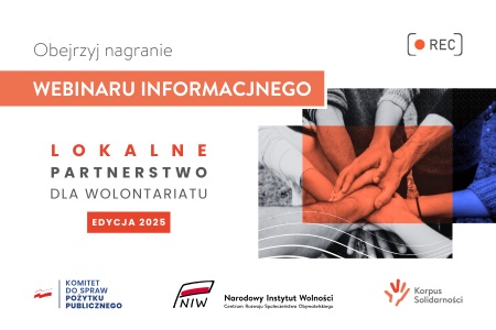 WEBINAR Lokalne Partnerstwo dla wolontariatu